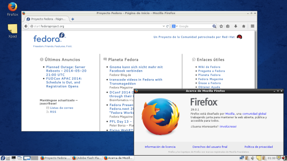 Fedora Firefox